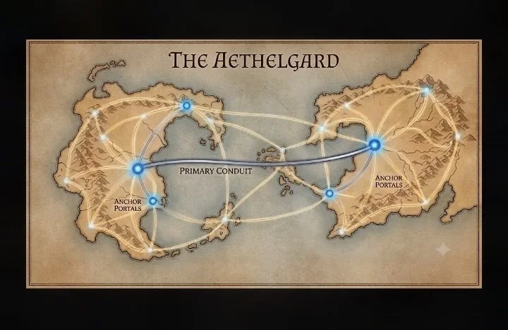Map 2. Conceptualizing the Network: The Ley Lines

