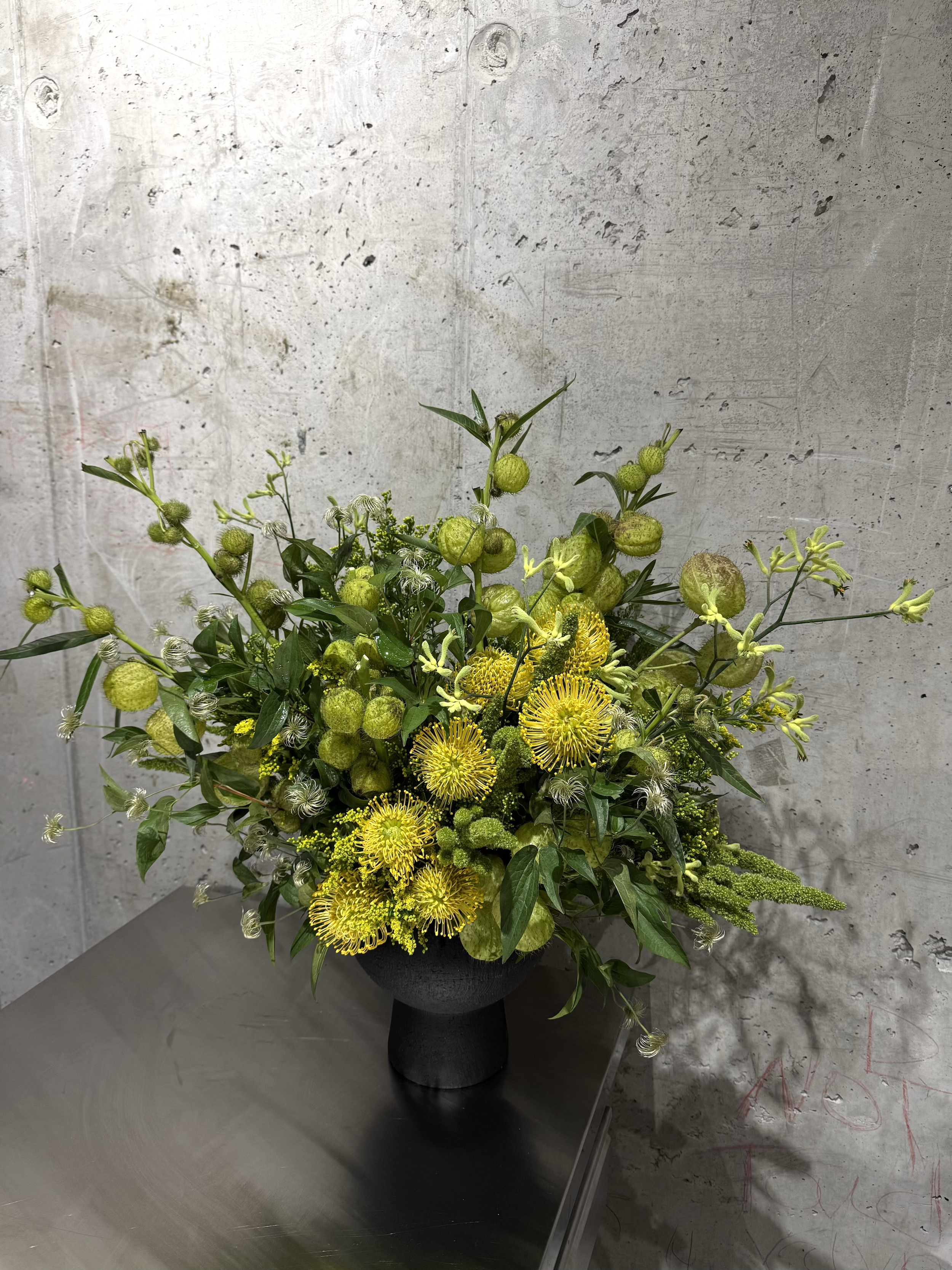 Large Statement Vessel 
starting from $225 (includes black ceramic vessel)