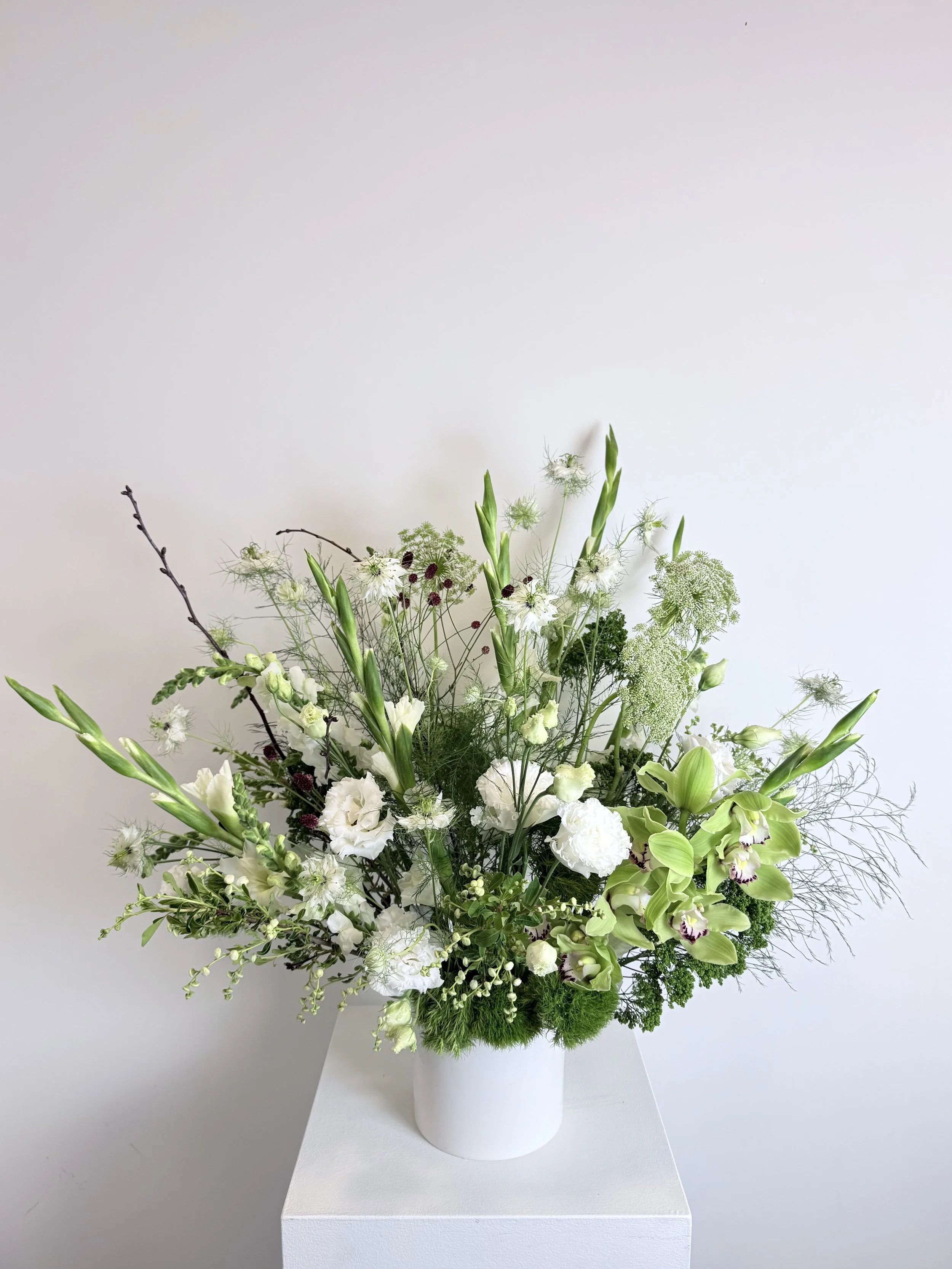 Large Statement Vessel 
starting from$225 (includes white ceramic vessel)
