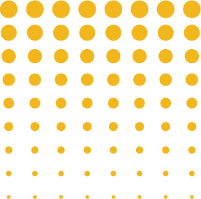 Pattern of gold dots on a black background.