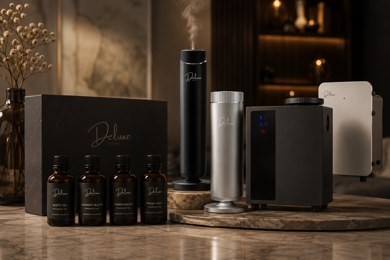 Luxury home fragrance diffuser by Deluxe Scent