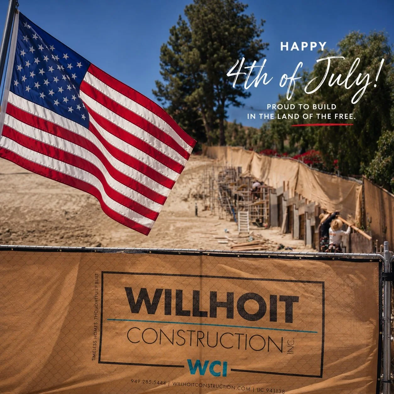 Happy 4th of July! 🇺🇸

Today we celebrate the freedom, hard work, and opportunity that make this country so special.

We&rsquo;re proud to build homes where families create memories, traditions, and futures. Thank you to our clients, trade partners
