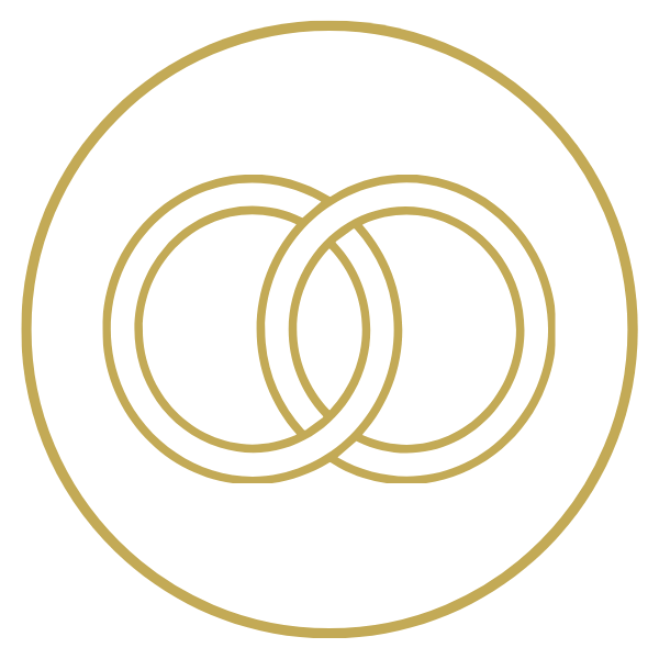 5 Pillars of Athena Grace Foundation, Line art illustration of three overlapping rings within a circle.
