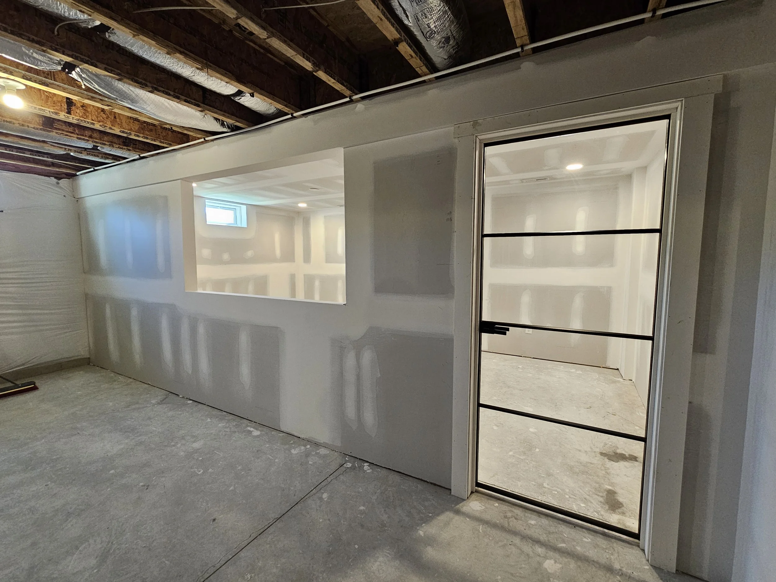 Basement under construction 