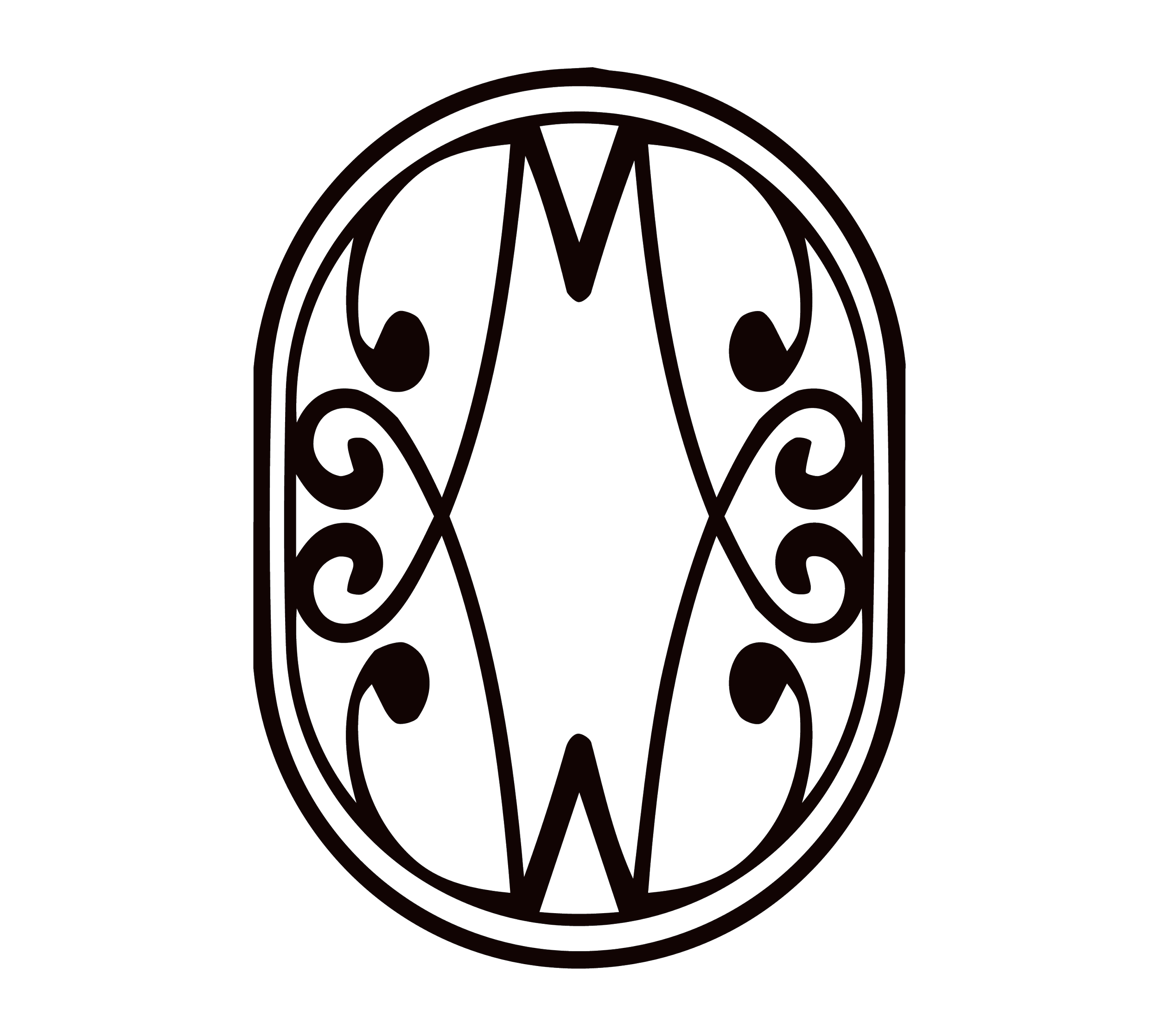 Stylized M monogram crest for Maison Marketing.