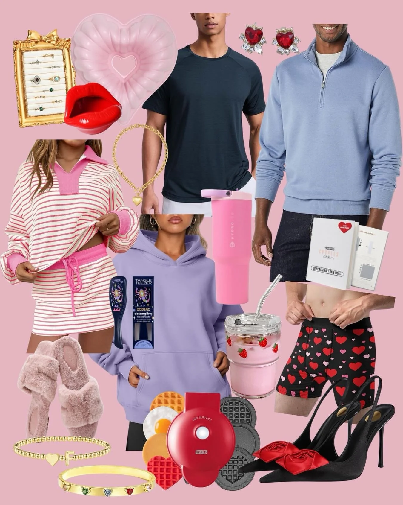 it&rsquo;s not too late to hit amazon for valentine&rsquo;s day gifts.  the trendy queen hoodie and men&rsquo;s quarter zip are 100%. have gifted both.  sucker for a dash mini waffle iron.  the kids love them.  the hermes-like slides are on the list 