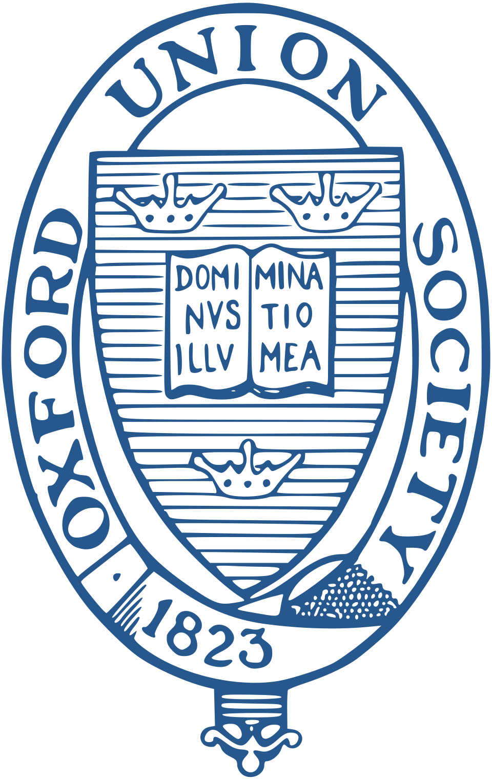 The seal of the Oxford Union.