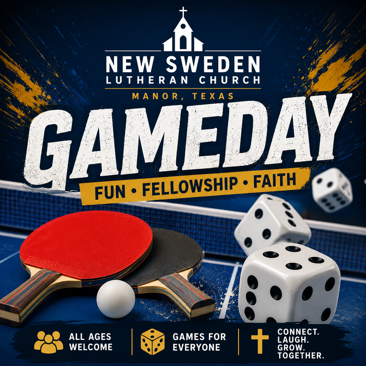 New Sweden Lutheran Church - Game Day