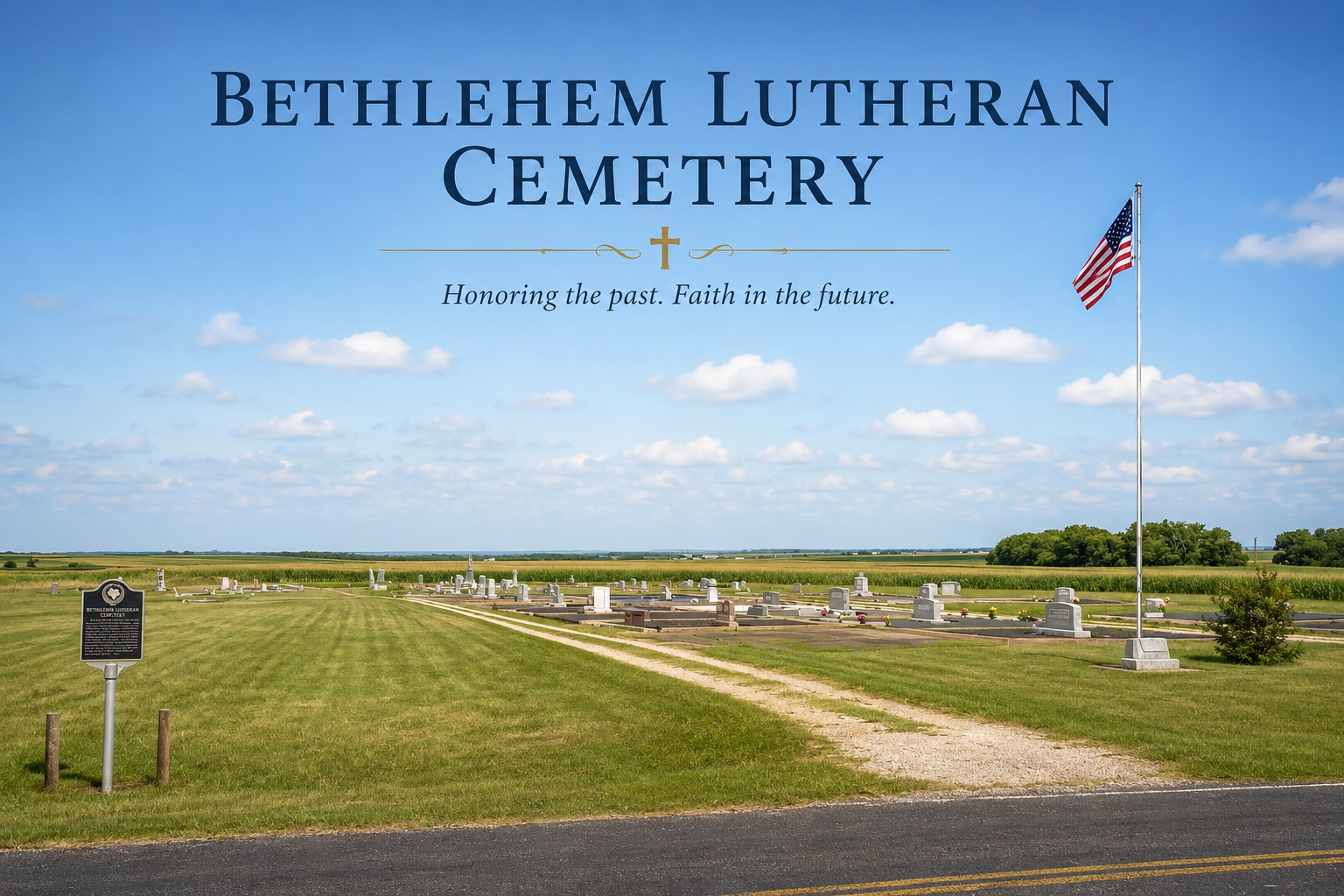 Bethlehem Lutheran Cemetery, Lund, Texas — established 1897, serving the Bastrop County community for over 125 years.