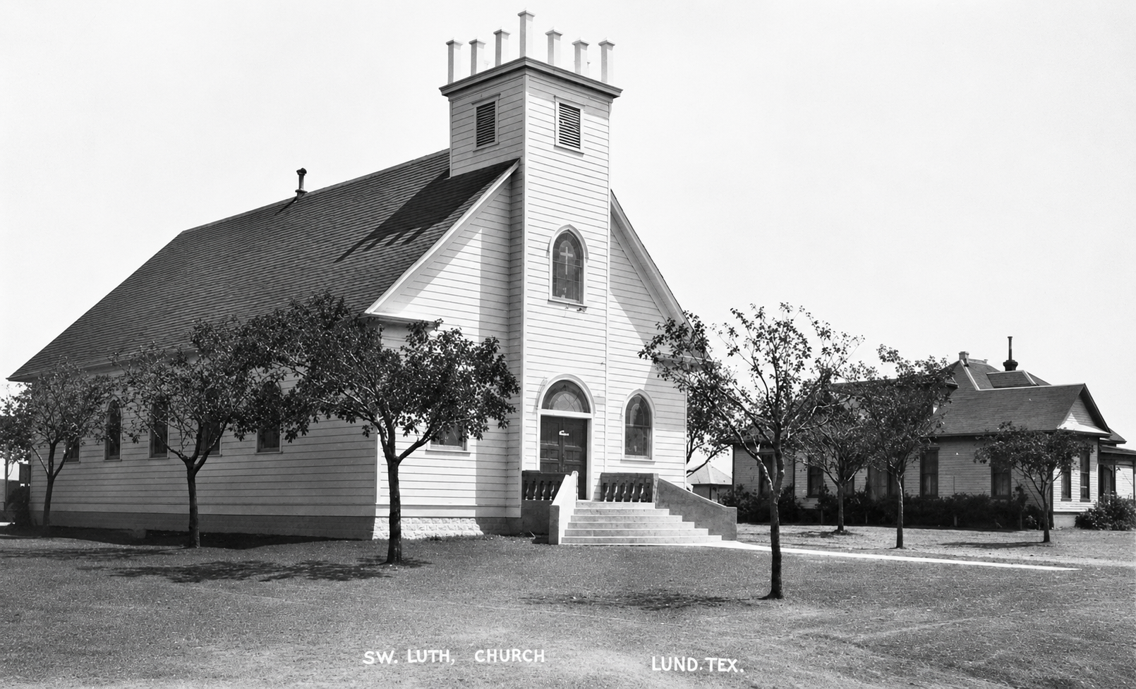 Bethlehem Lutheran Church, Lund, Texas — the original Swedish Lutheran congregation building, one of the oldest Lutheran churches in Central Texas, founded 1897.