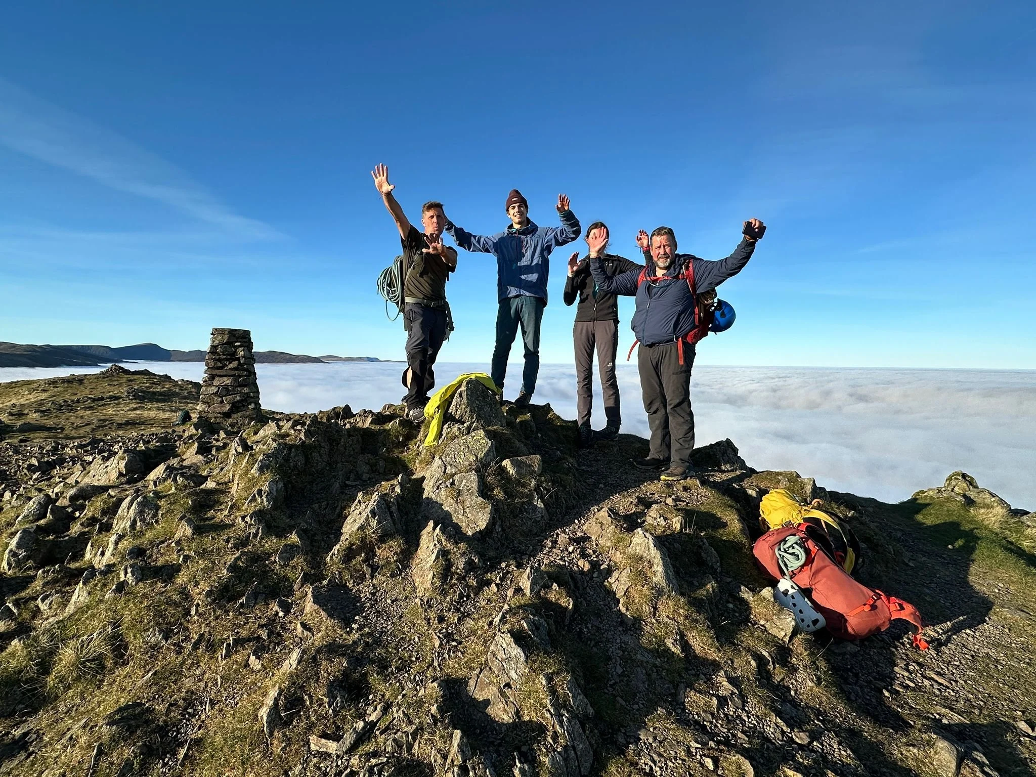 Cloud inversion Red Screes