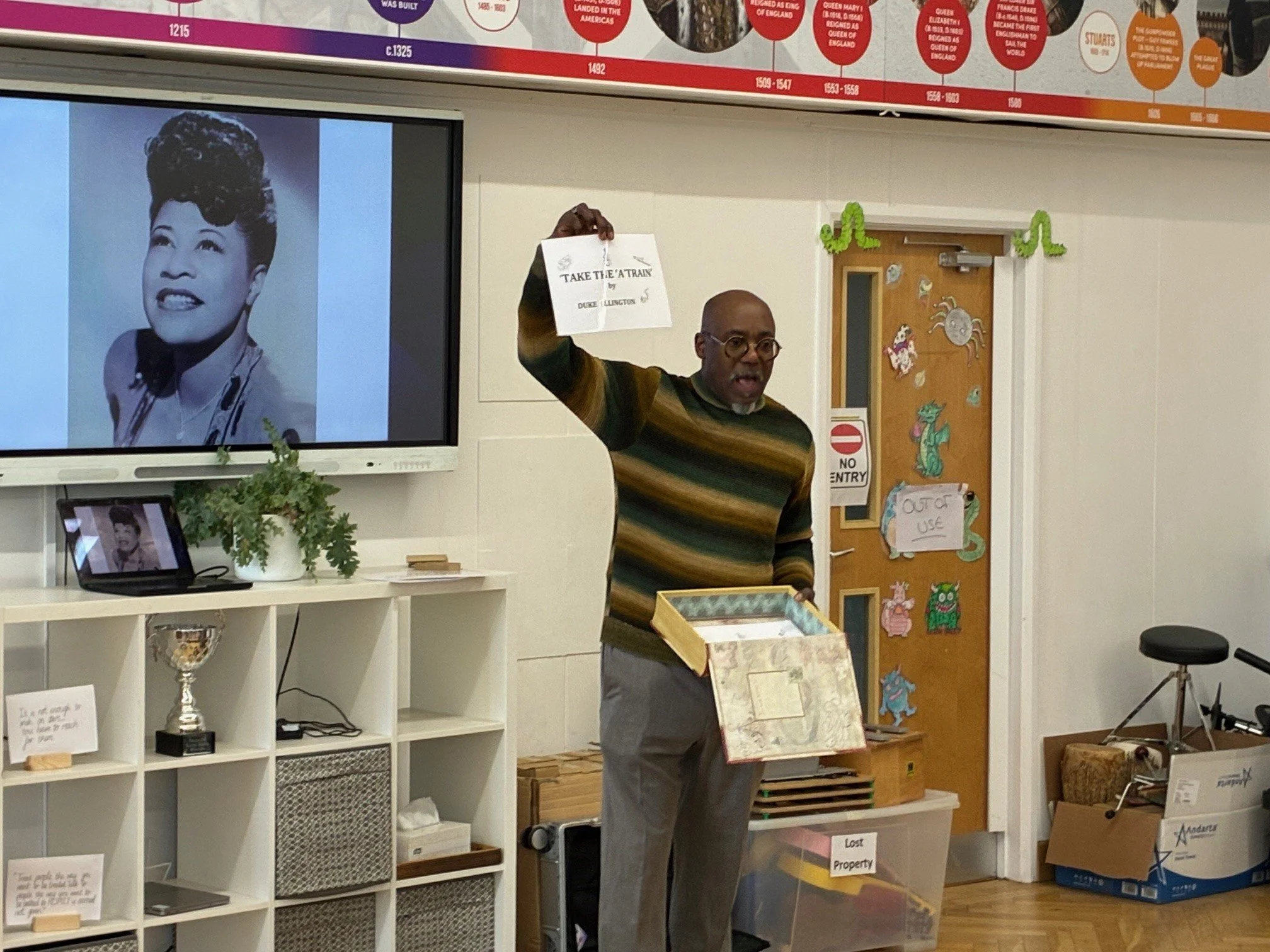 Lead tutor, Orphy Robinson.