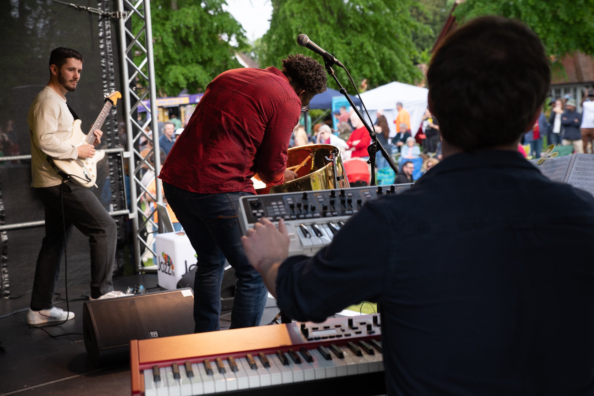 International steel pan virtuoso Leon Foster Thomas leading an exceptional performance on our Jazz Steps main stage.