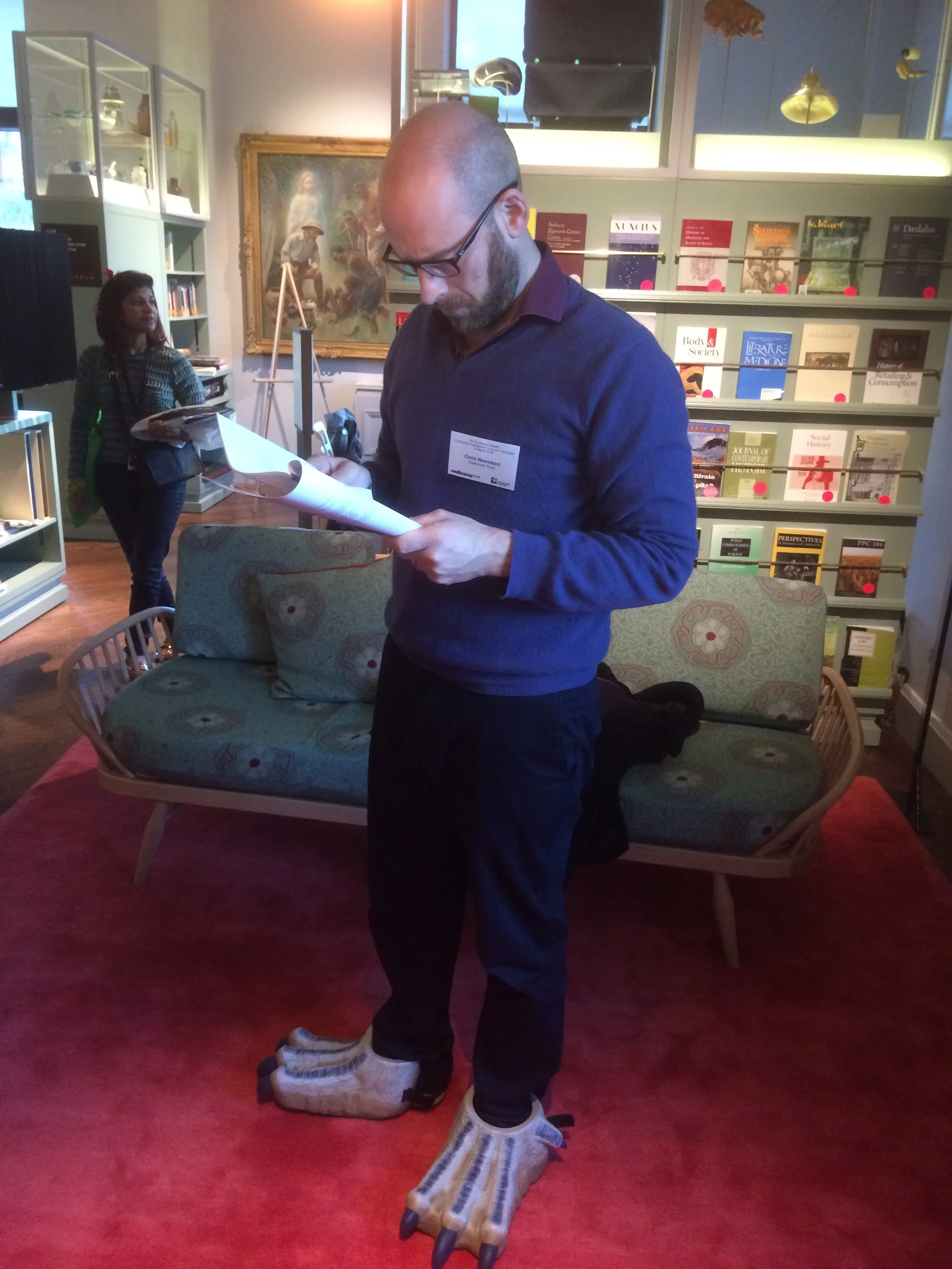 Me in Wellcome Collection.