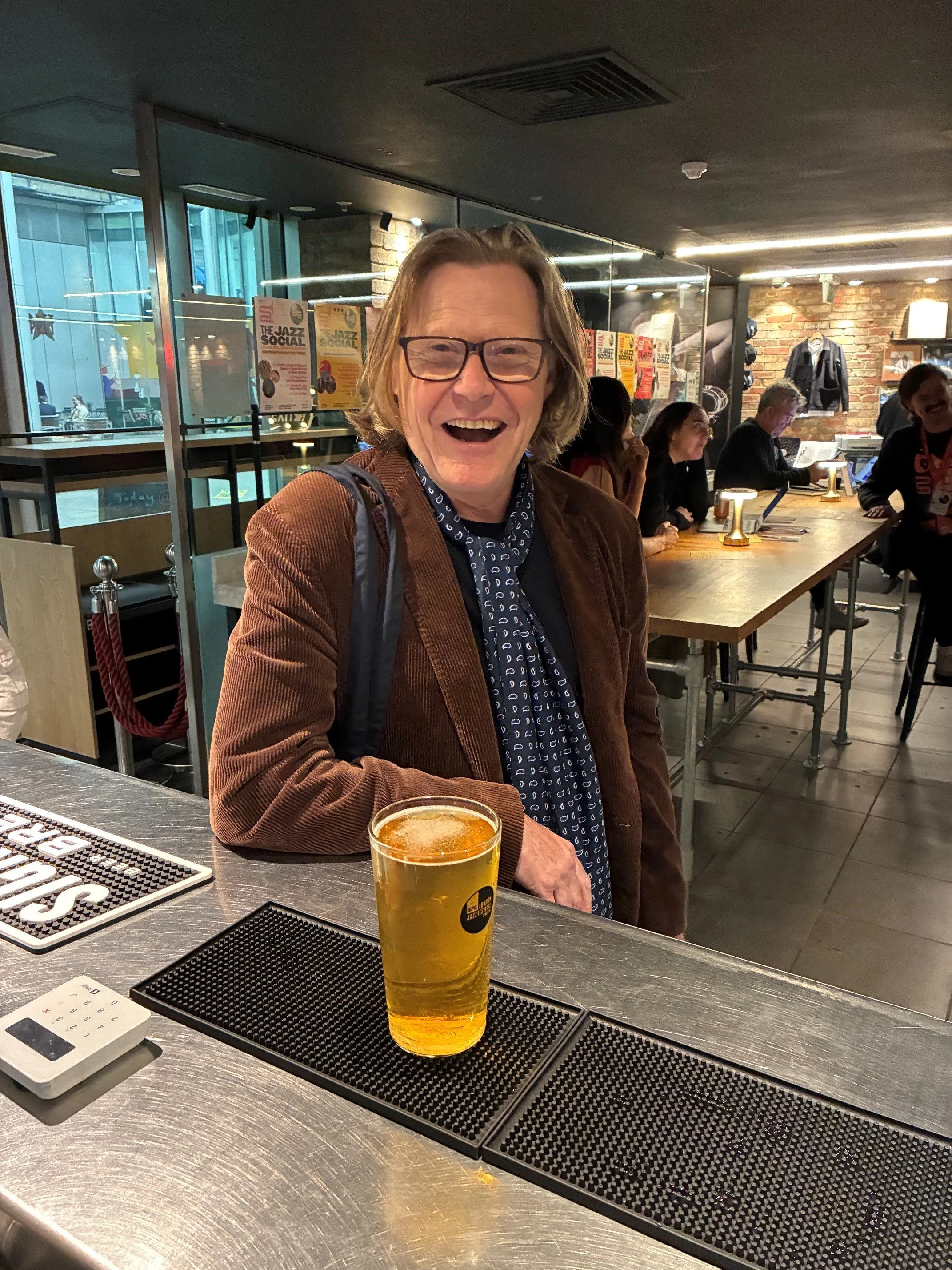 Jazz Social regular, BBC broadcaster Robert Elms