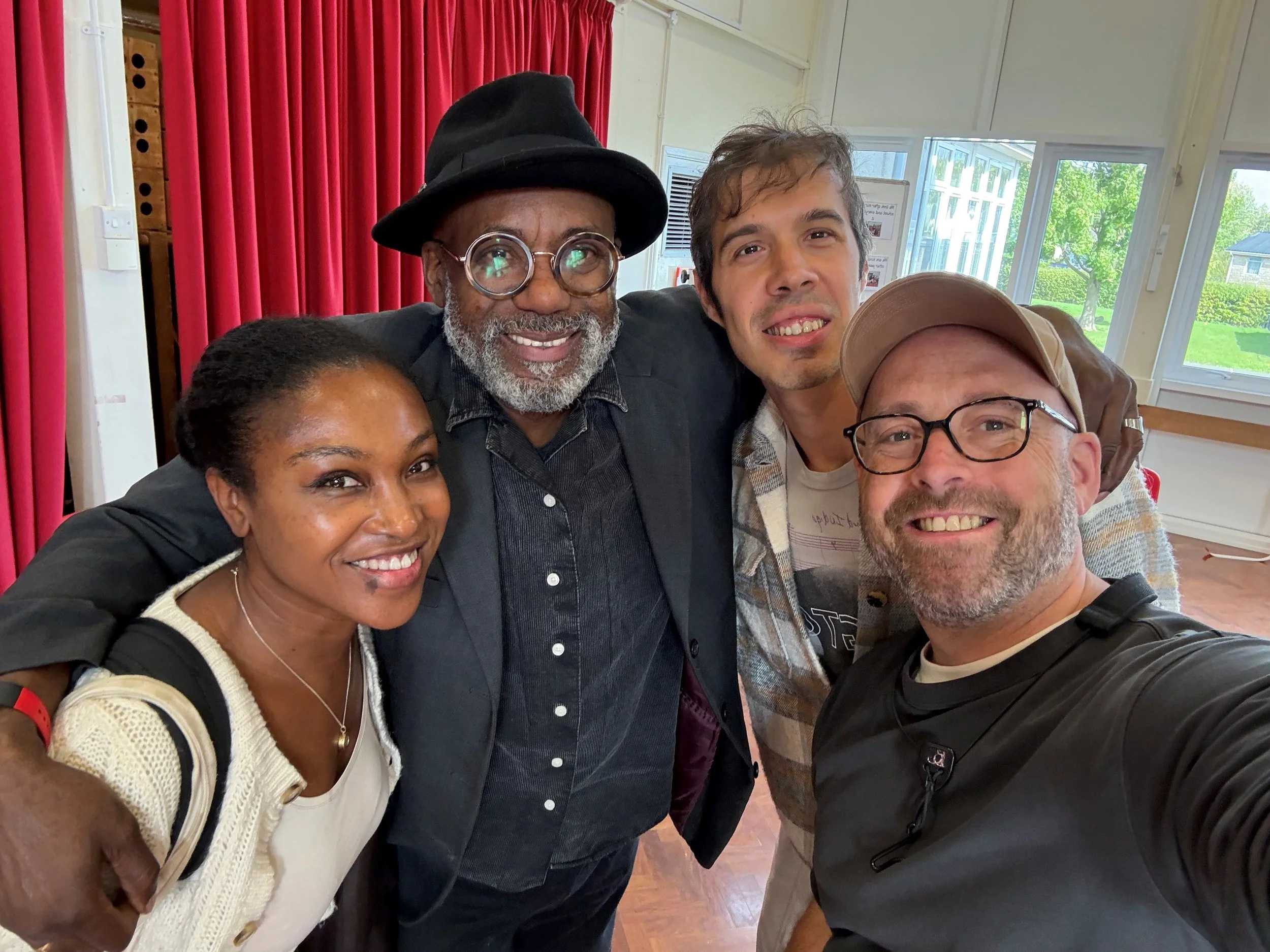 WJJ Jazz Train team with guest tutor Camilla George.