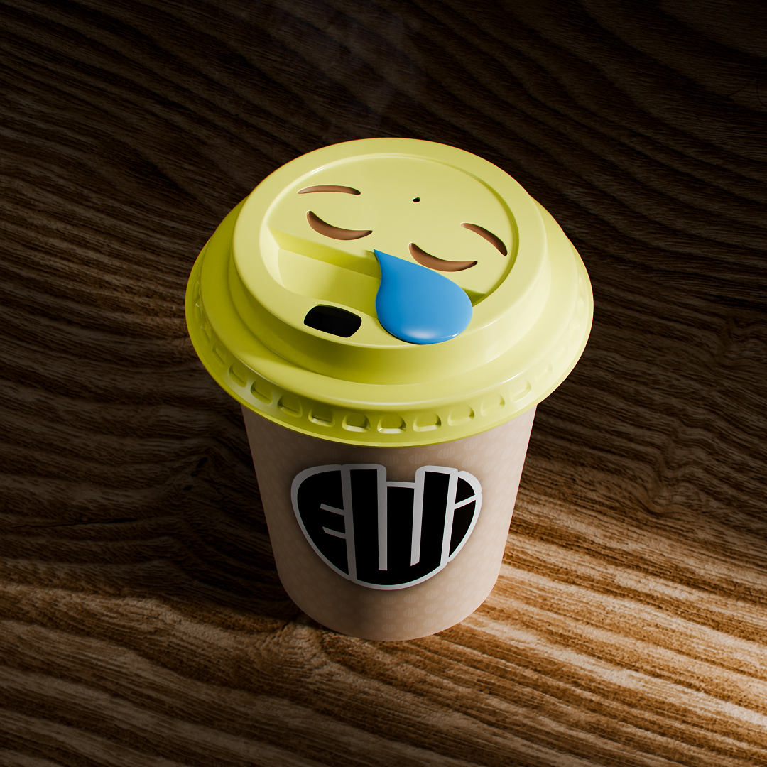 3D Sleepy Coffee