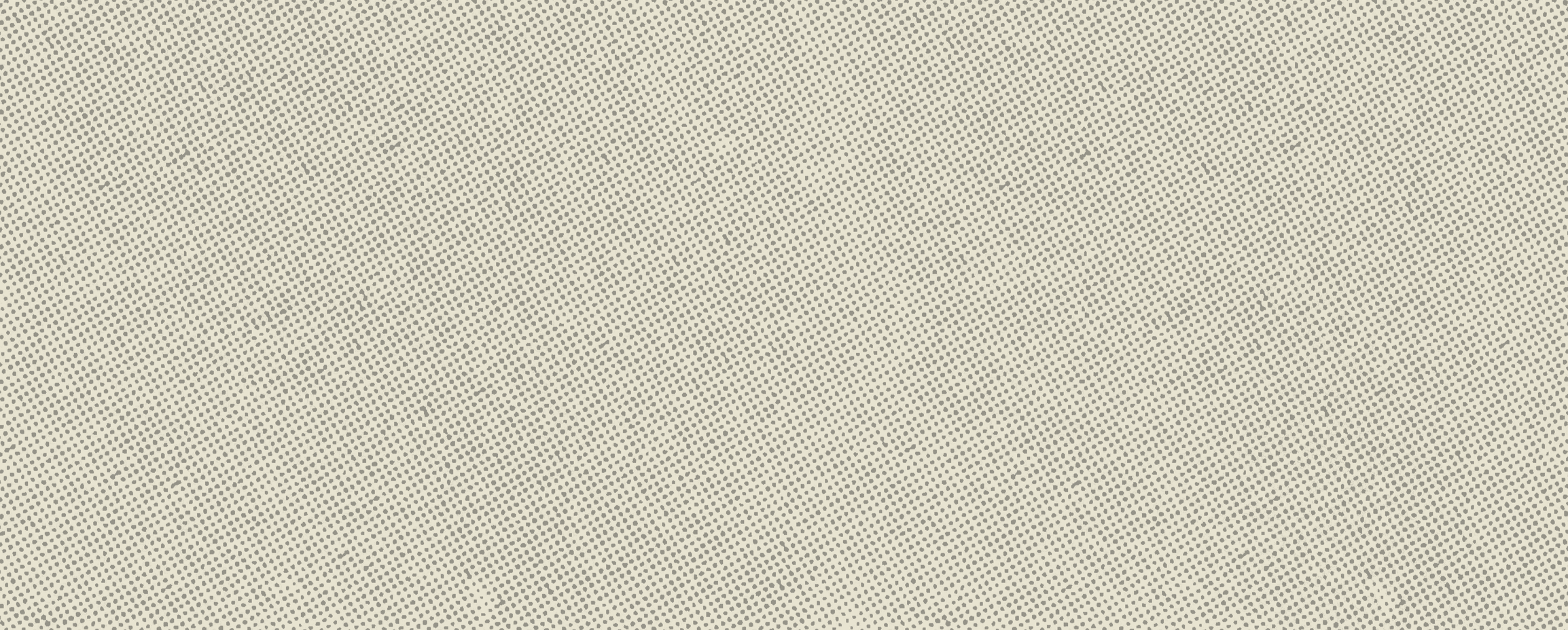 A beige background with a pattern of tiny, closely spaced black dots.
