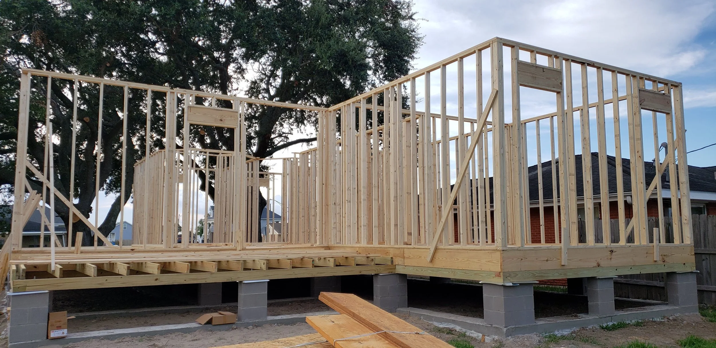Custom residential home build in New Orleans Louisiana