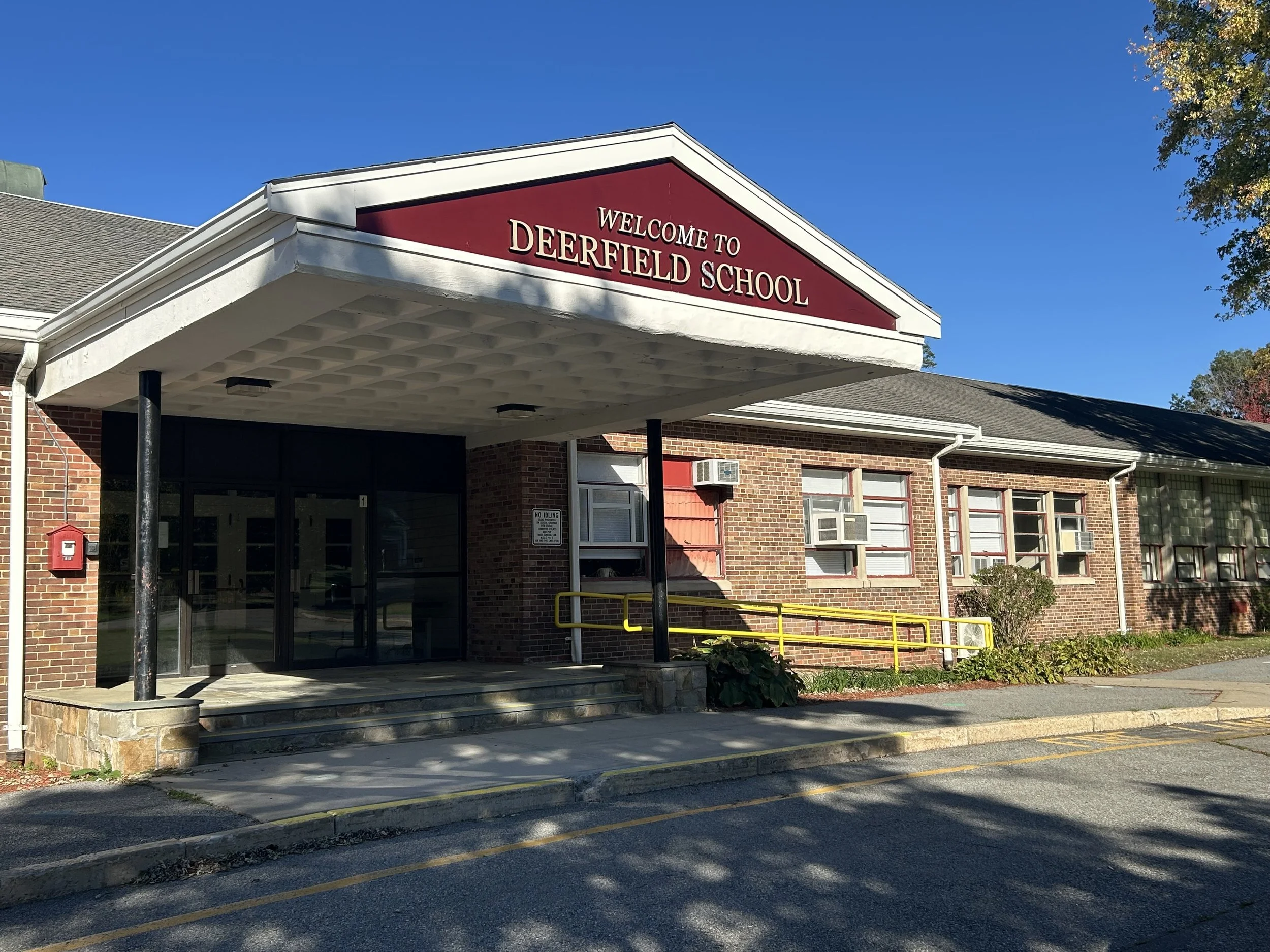 Photo of the former Deerfield Elementary School at 72 Deerfield Ave