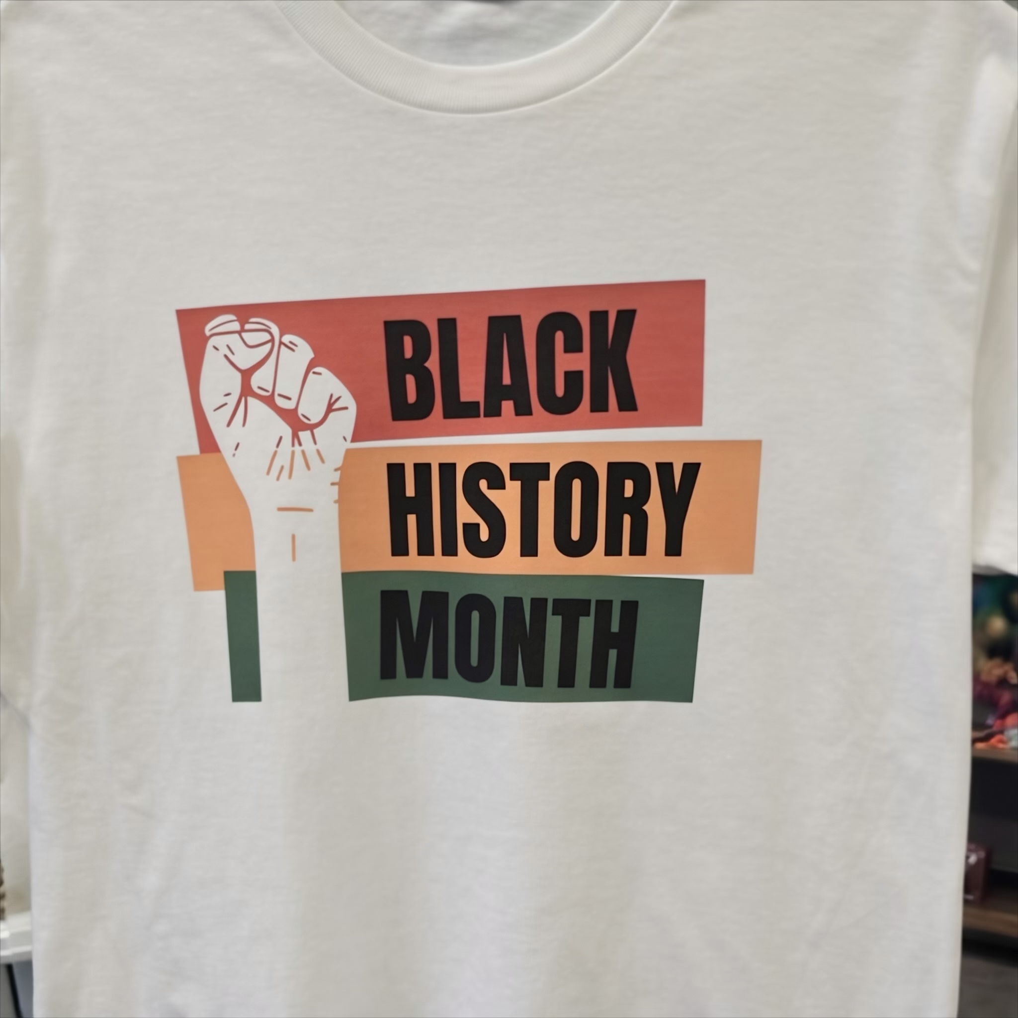 Black History Month Shirt (White)