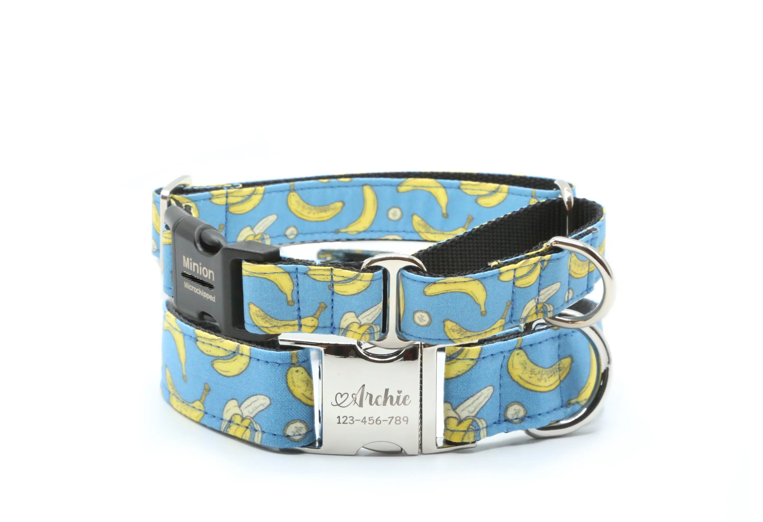 Bananas dog collar