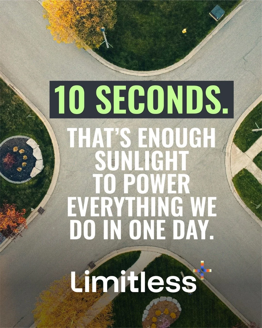 The sun beams down more energy to Earth in an hour than our whole world uses in a year. 

We&rsquo;ve got all of the power we need. We just have to harness it.

Source: Our World In Data