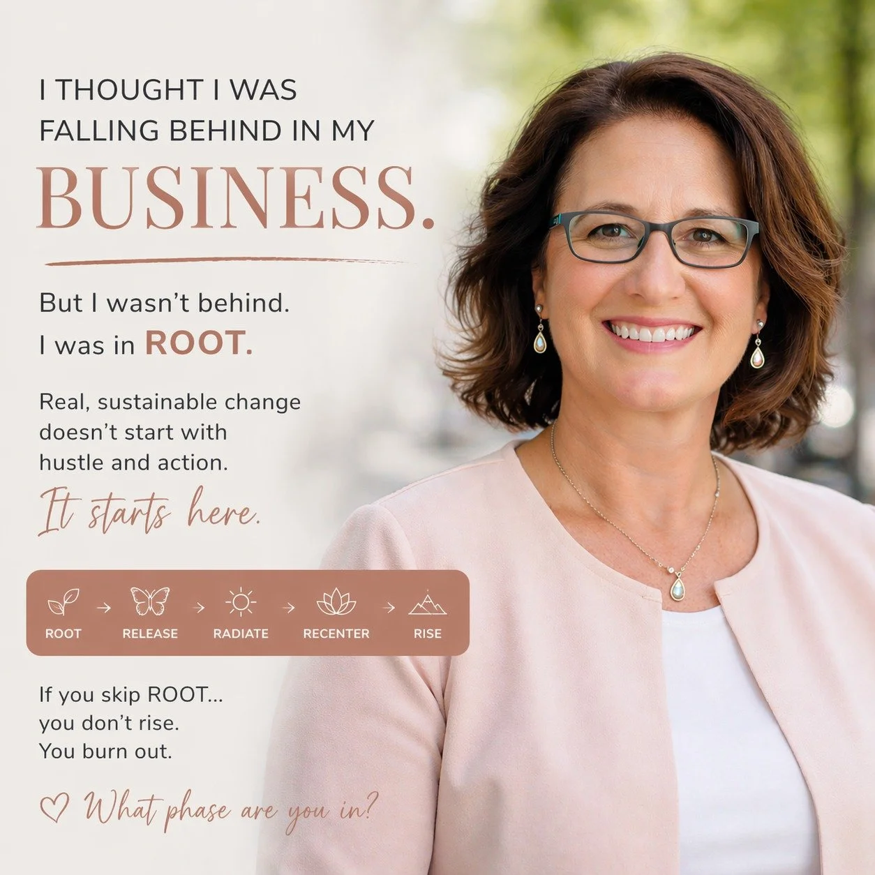 I thought I was falling behind in my business.

I wasn&rsquo;t posting consistently.
I wasn&rsquo;t building fast enough.
I wasn&rsquo;t taking the kind of &ldquo;aligned action&rdquo; everyone talks about.

And if I&rsquo;m being honest?

Part of me