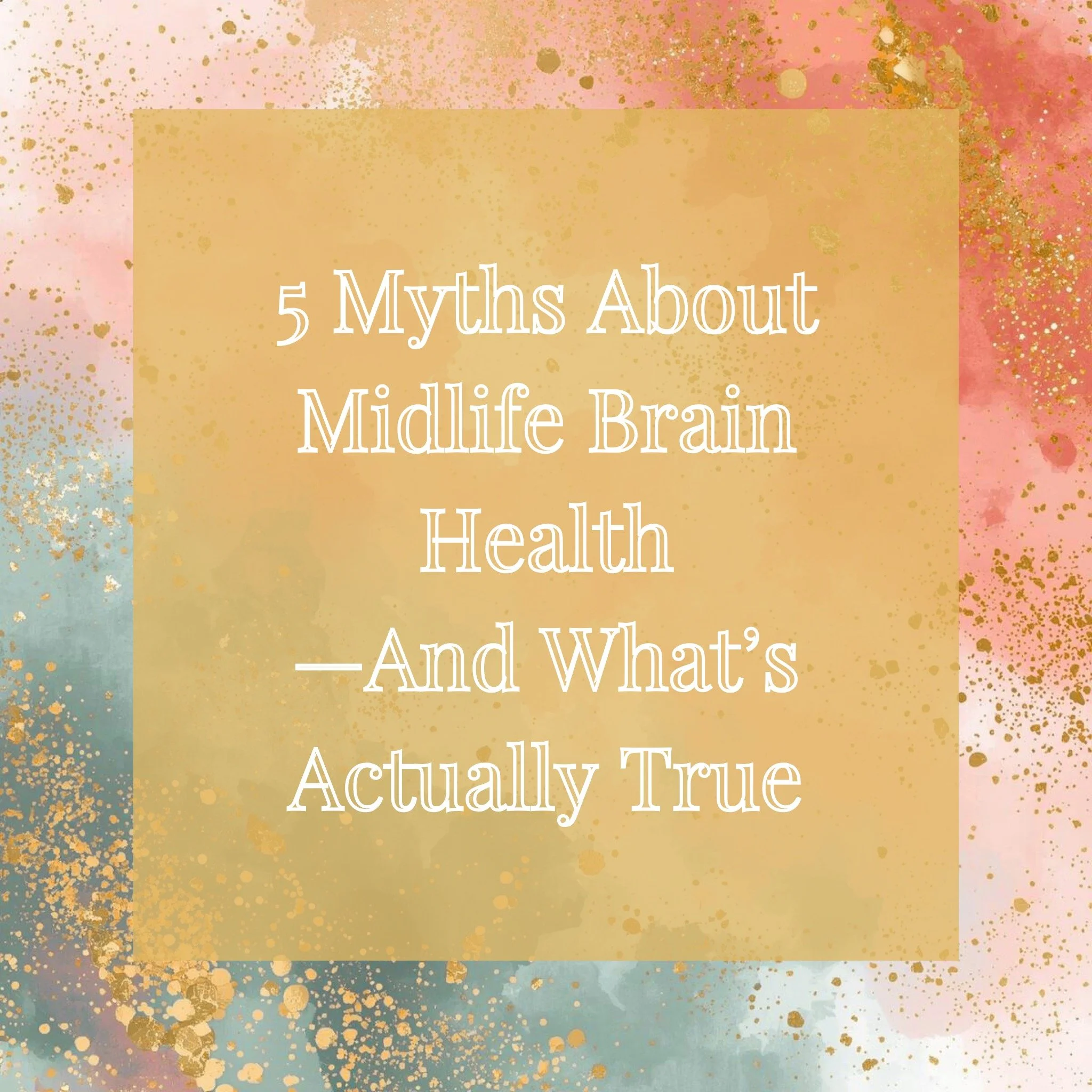 The other day, I tore my house apart looking for my phone.
It was&hellip; in my hand. 🤦&zwj;♀️

If that&rsquo;s not a midlife brain moment, I don&rsquo;t know what is.

For years, I told myself, &ldquo;This is just what happens when you get older.&r