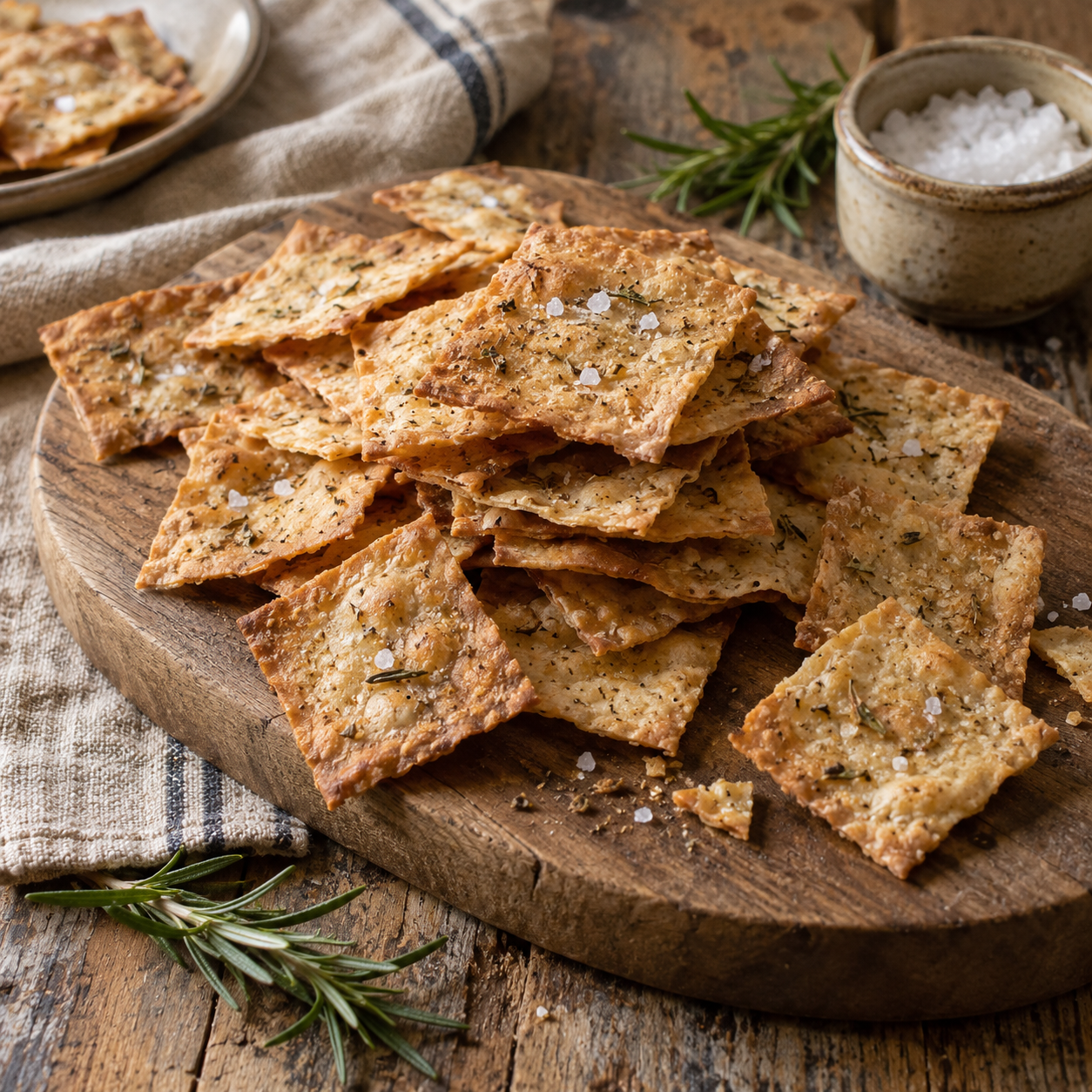 Easy Sourdough Discard Crackers