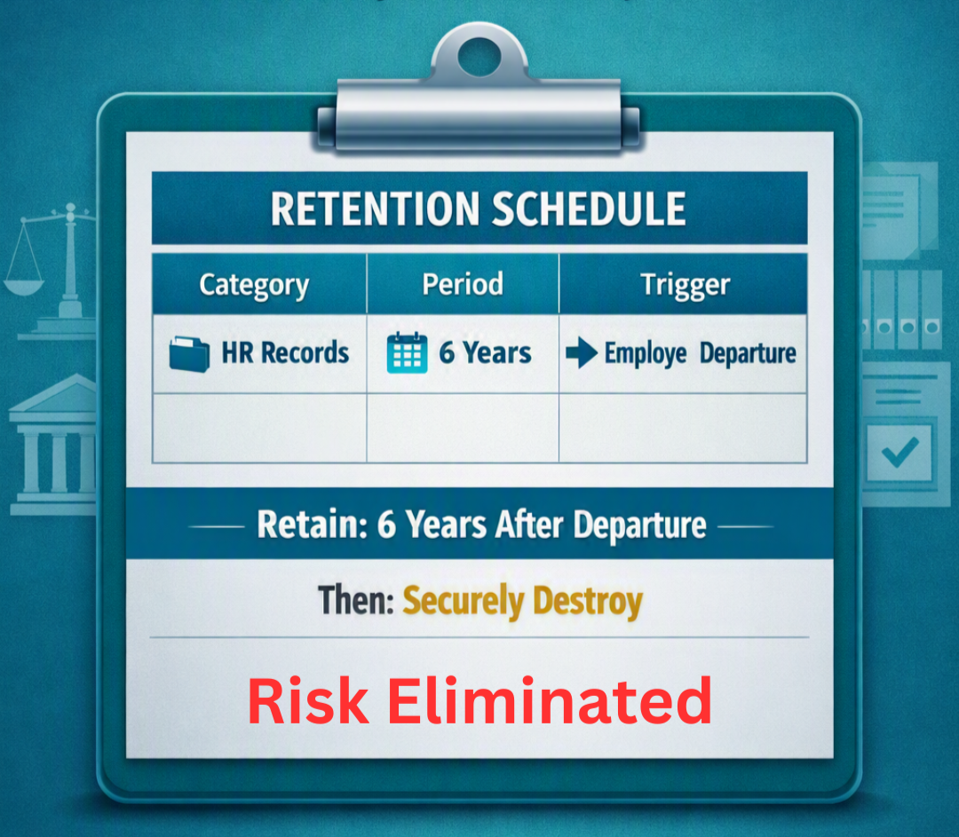 Records Management Hint #2: How to Build a Retention Schedule That Actually Works.
