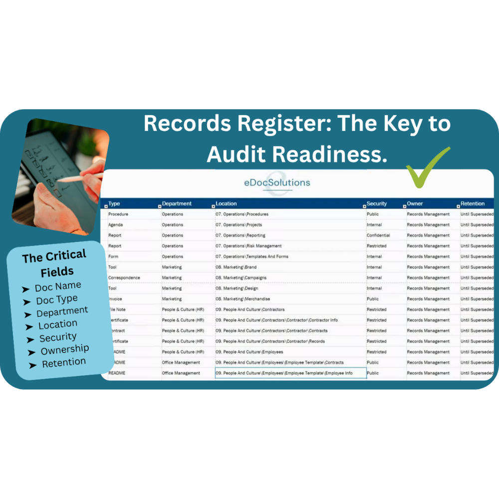 Records Management Hint #3: Every Business Needs a Records Register Before It’s Too Late!
