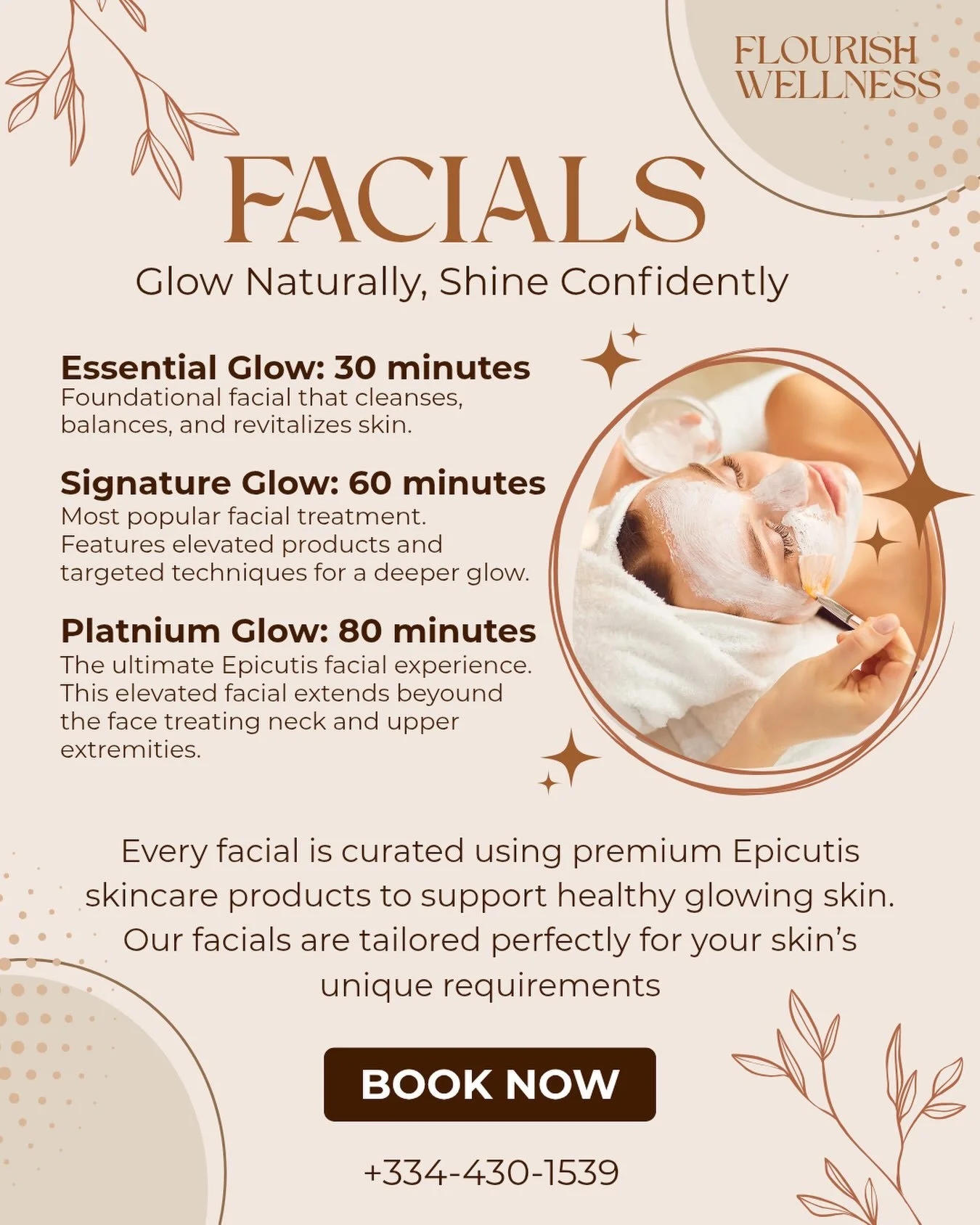 Appoints available this week!📲 call or text 334-420-1539 to snag your spot! #epicutis #facial #wellness #selfcare