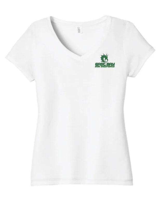 EBSS Ladies Tri-Blend V-Neck  - White or Grey