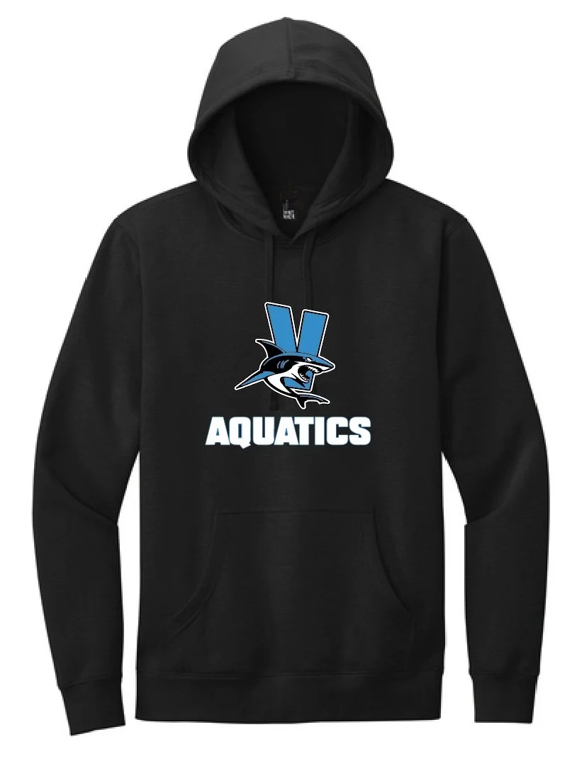 Vallejo Aquatics Unisex Hooded Sweatshirt - Adult and Youth - 4 Colors