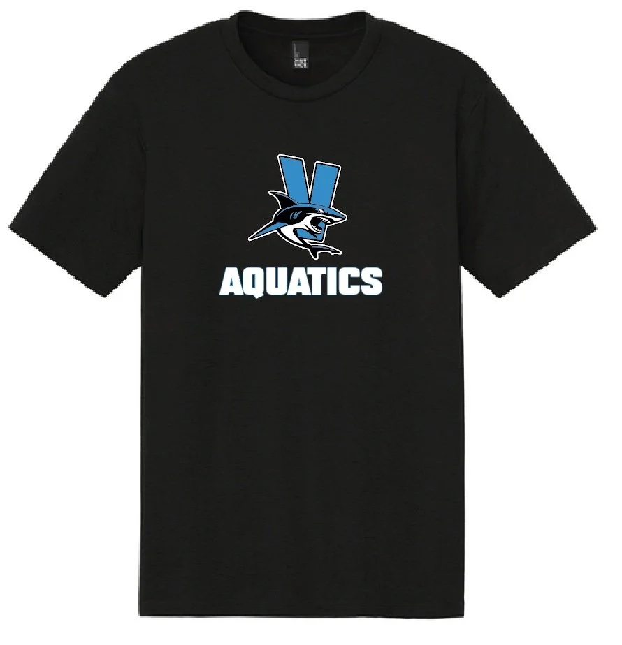 Vallejo Aquatics Unisex Tri-Blend Short Sleeve Tee - Youth and Adult - 3 Colors