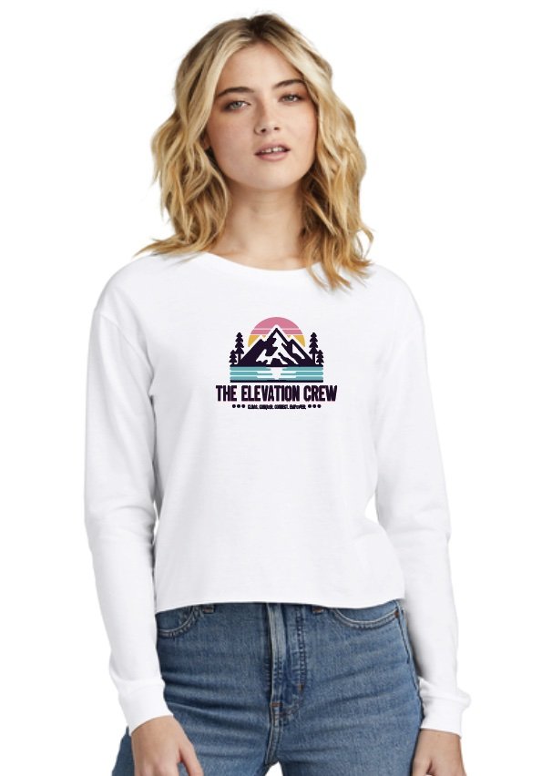 Elevation Crew Ladies Tri Blend LS Tee