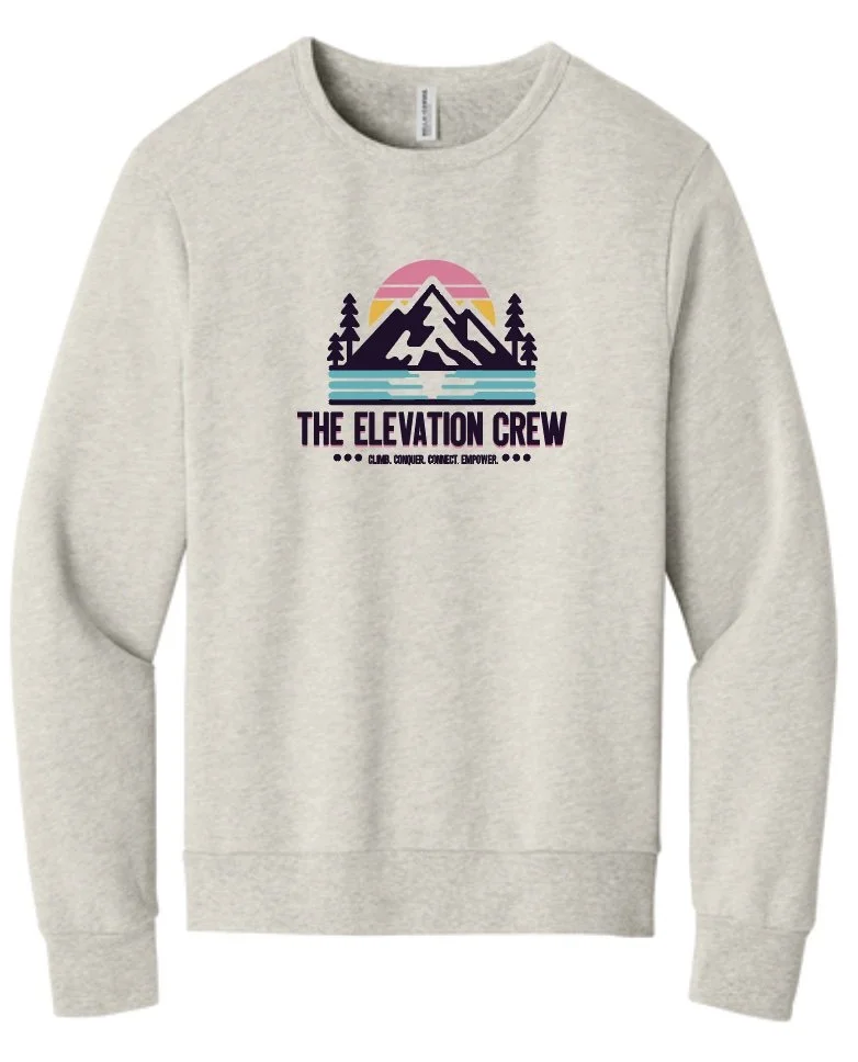 Elevation Crew Unisex Sponge Fleece Crewneck Sweatshirt