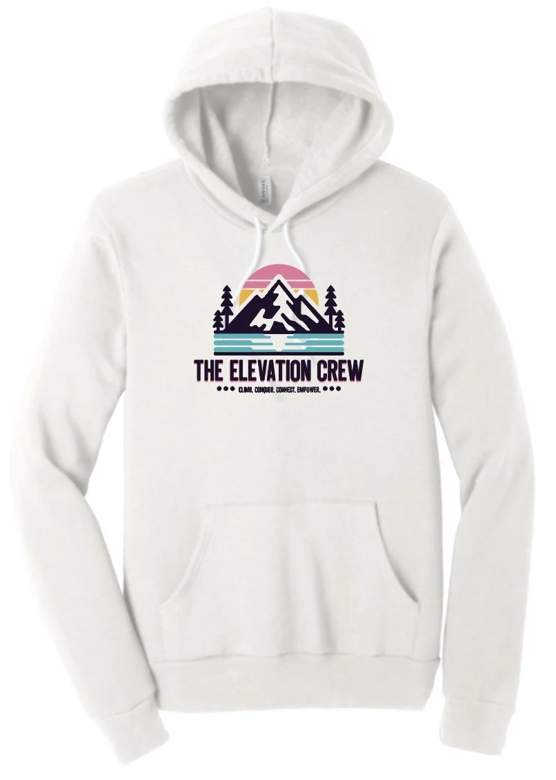 Elevation Crew Unisex Sponge Fleece Hooded Sweatshirt