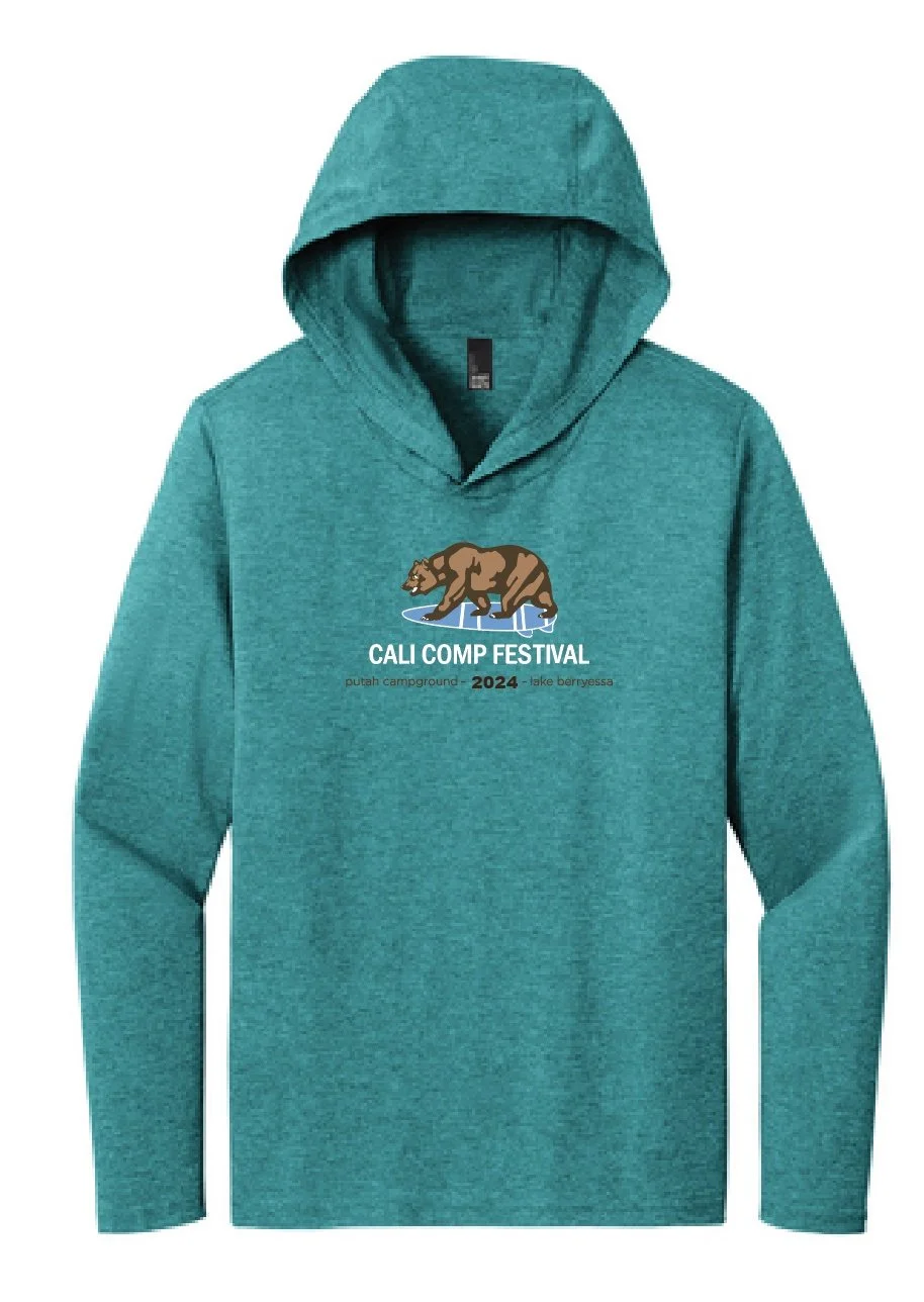 Cali Comp 2024 Unisex Tri-Blend Hoody Long Sleeve Tee