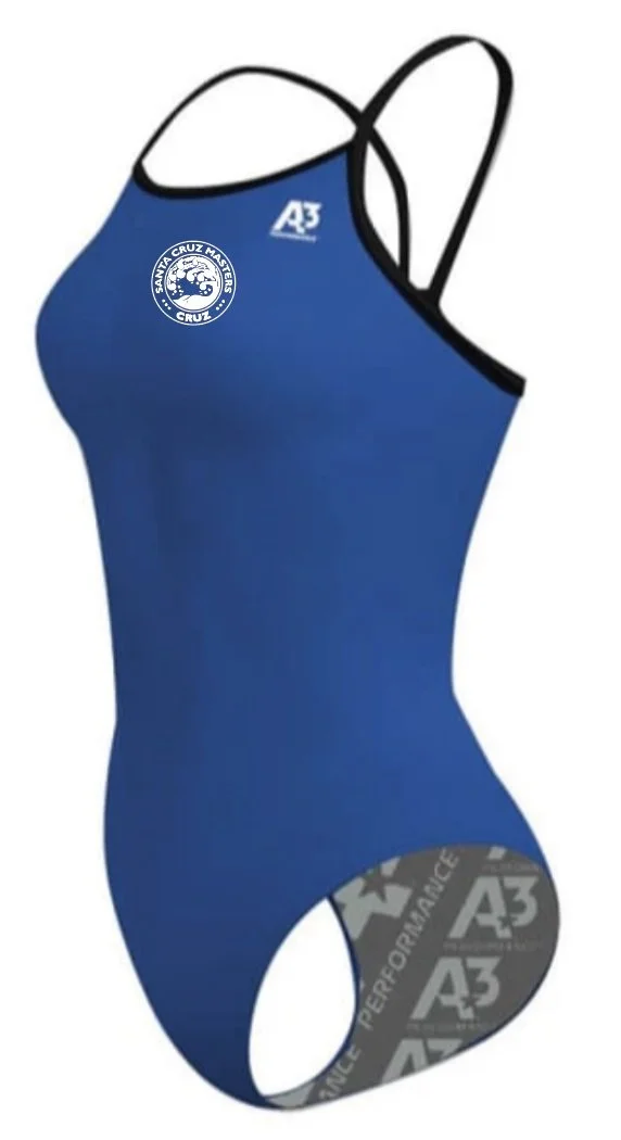Santa Cruz Masters Female Practice Suit - Royal with Black