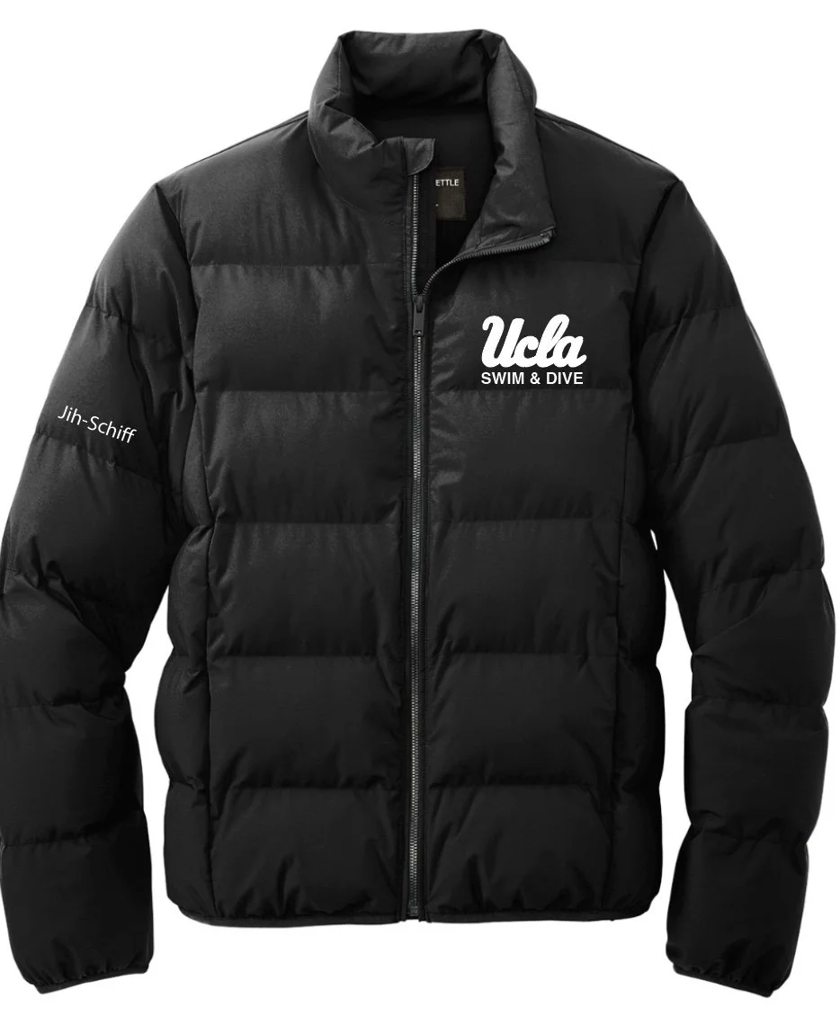 UCLA Swim & Dive Athlete Puffer Jacket with Name