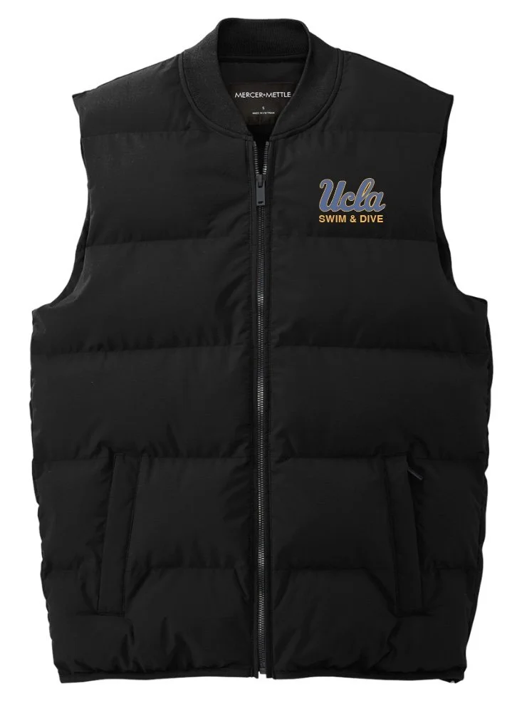 UCLA Swim & Dive Mens Puffy Vest