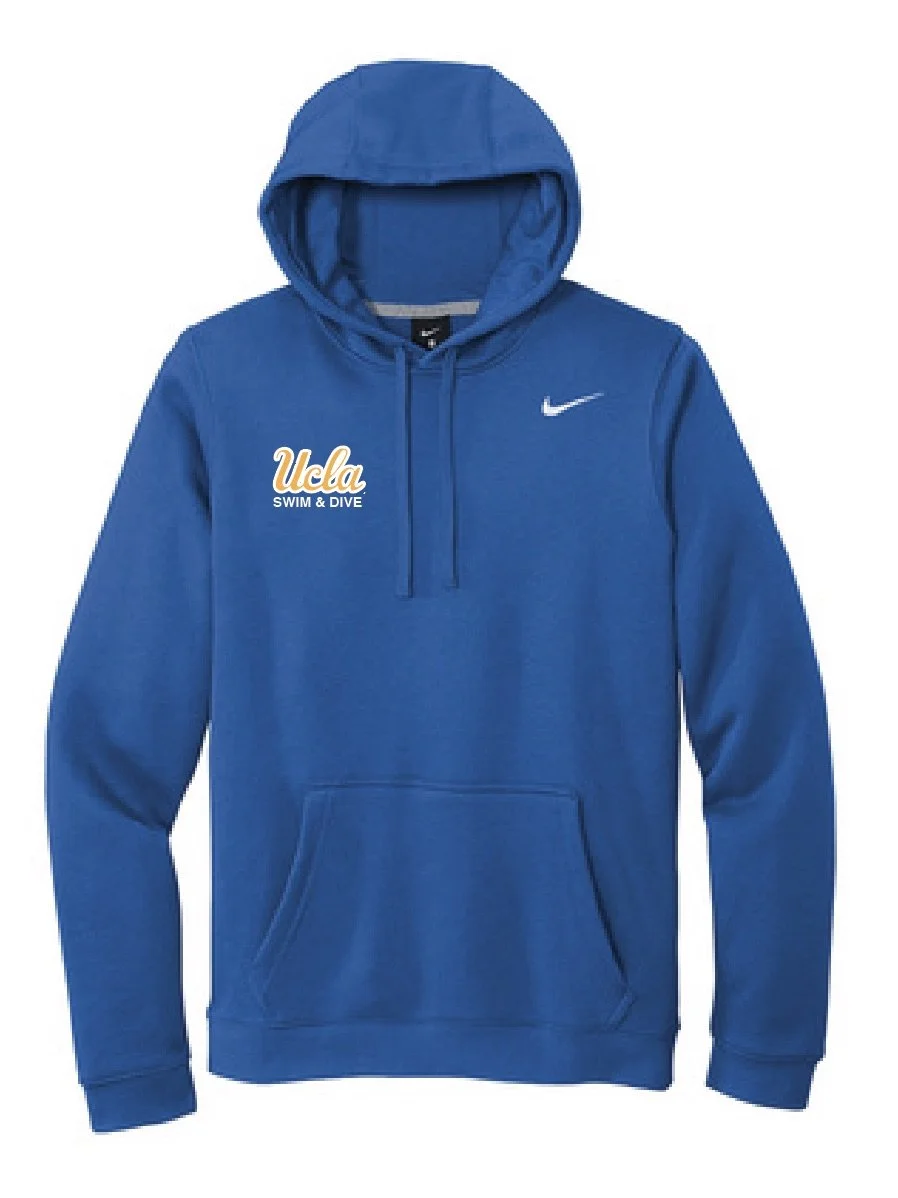 UCLA Swim Dive Nike Hooded Embroidered Sweatshirt - 4 Colors