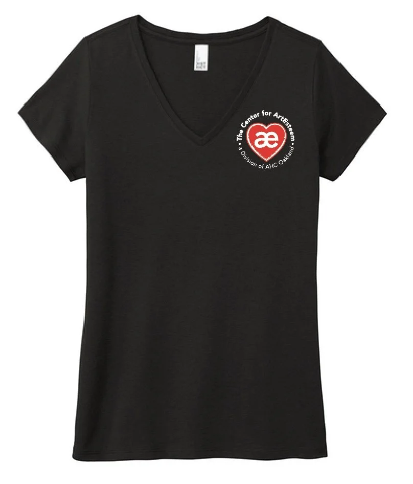 Art Esteem Ladies Tri-Blend V-Neck