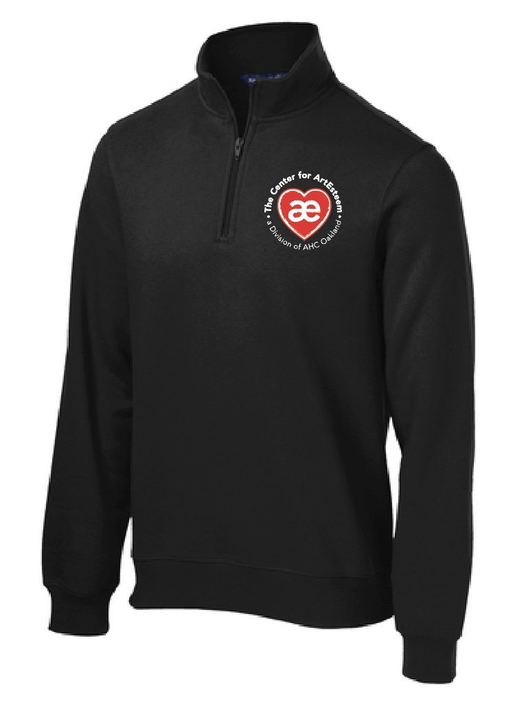 Art Esteem Unisex Qtr Zip Sweatshirt
