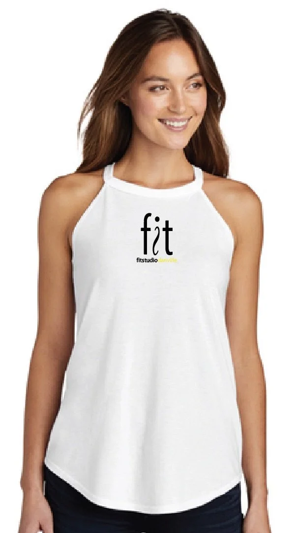 Fit Studio Danville Ladies Tri-Blend Rocker Tank - 4 Colors