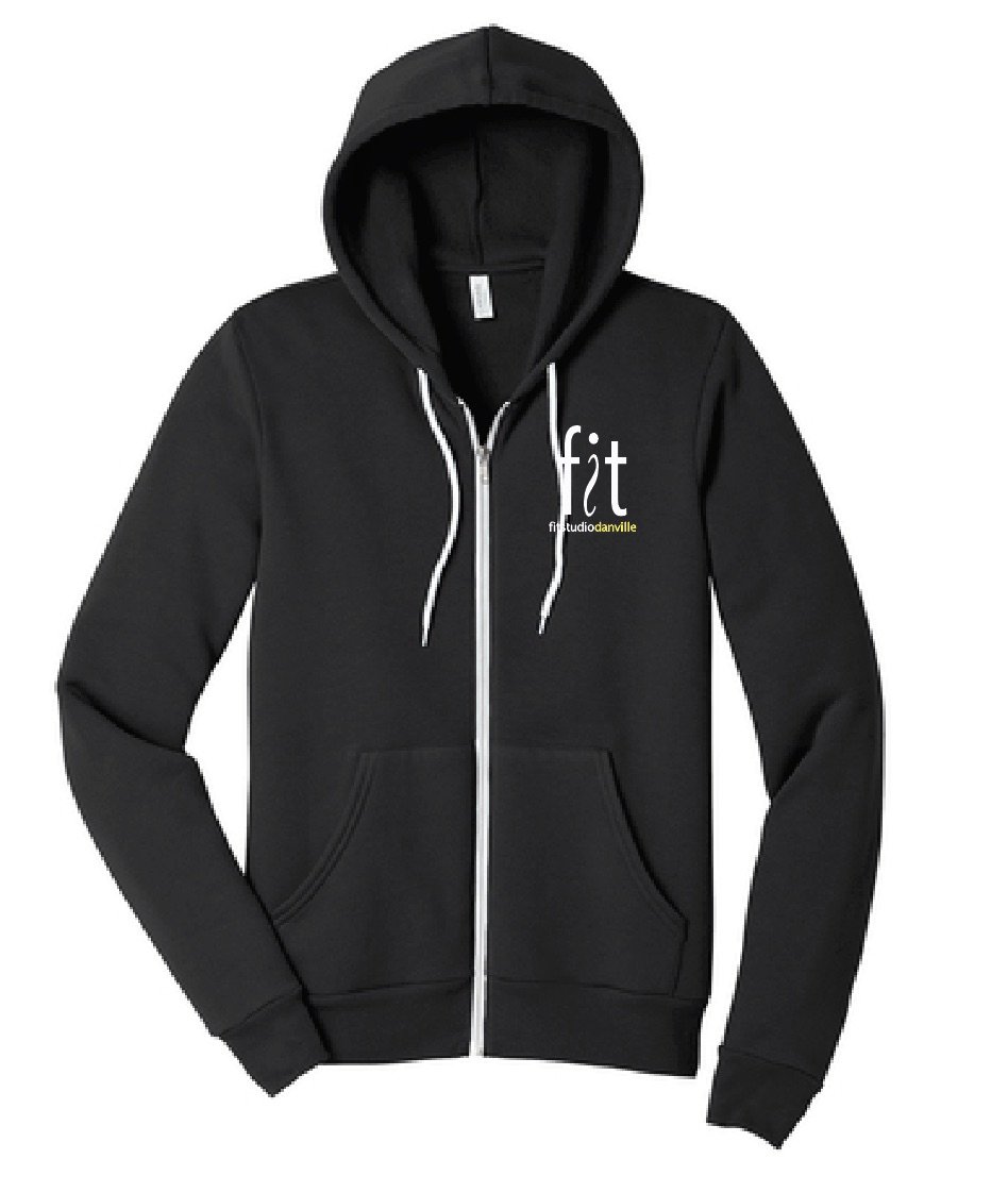 Fit Studio Super Soft Full-Zip Unisex Hooded Sweatshirt