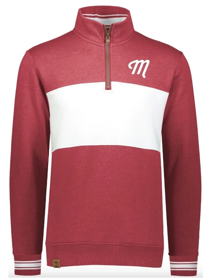 Meadow Tennis Embroidered All-American Unisex Quarter-Zip