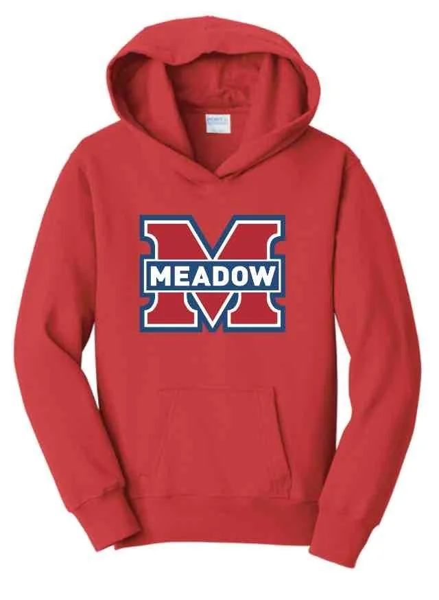 Meadow Hooded Sweatshirt - Red - Youth and Adult
